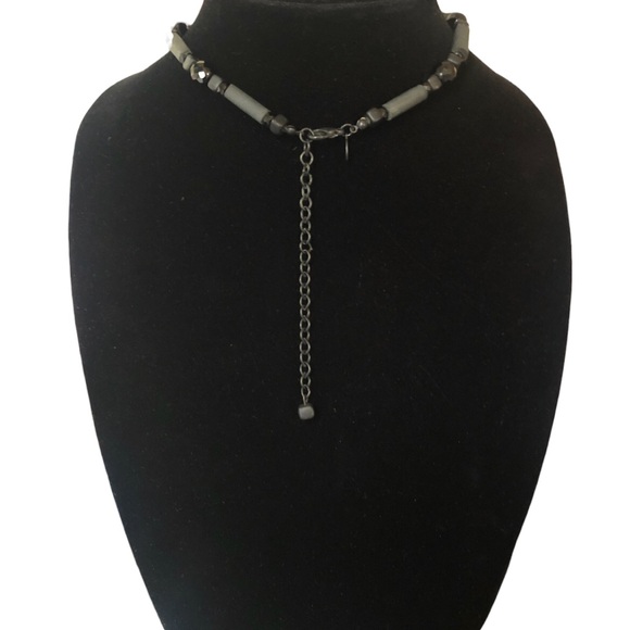 Vintage Chico’s Filigree Circle Pendant Statement Necklace With Glass Beads - Picture 2 of 6